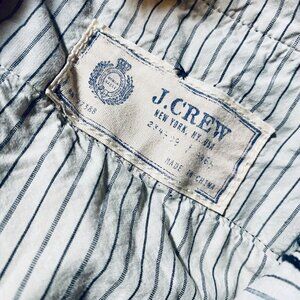 J Crew Pinstriped Pants